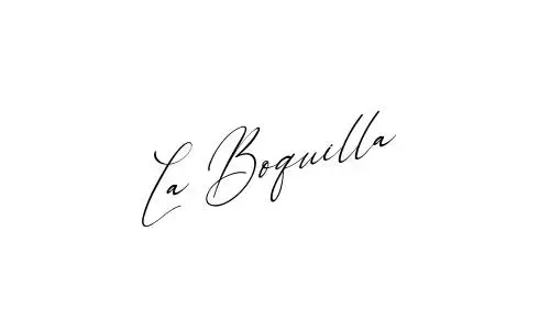 La Boquilla name signature